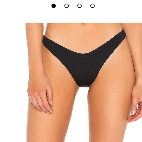 l*space Other - L*Space Bitsy Cut Low Rise Black Bathing Suit Bottom Size Small